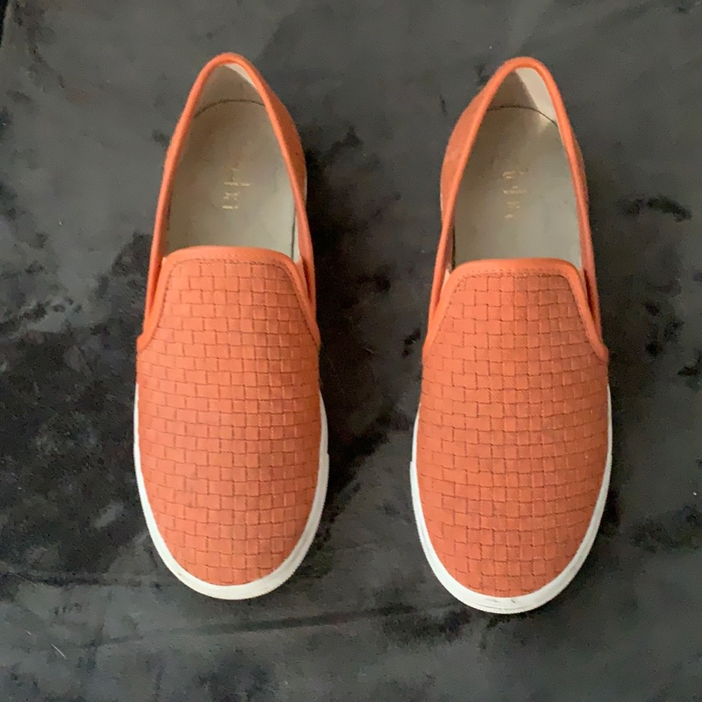 Reba coral slip on shoes